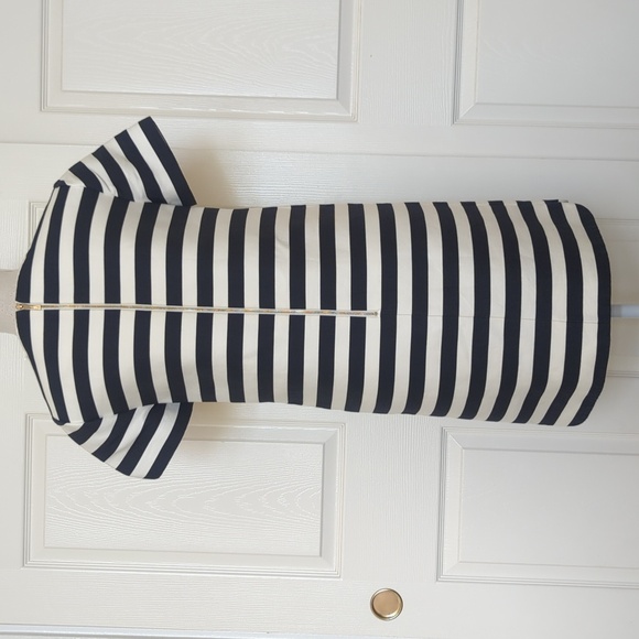 Kate Spade Striped Black and White Striped Shift Dress - Picture 8 of 10